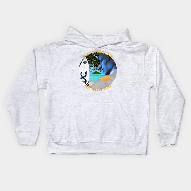 SW May The Surf Be With You Kids Hoodie by #StarWars SWAG 77 Style